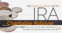 Charitable donations can aid in IRA distributions